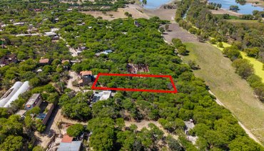 Piece of land near the river, the dam, and the historic Silver Road