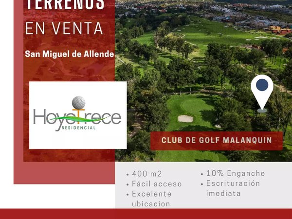 Residencial Hoyotrece en Club de Golf Malanquin Lote 67