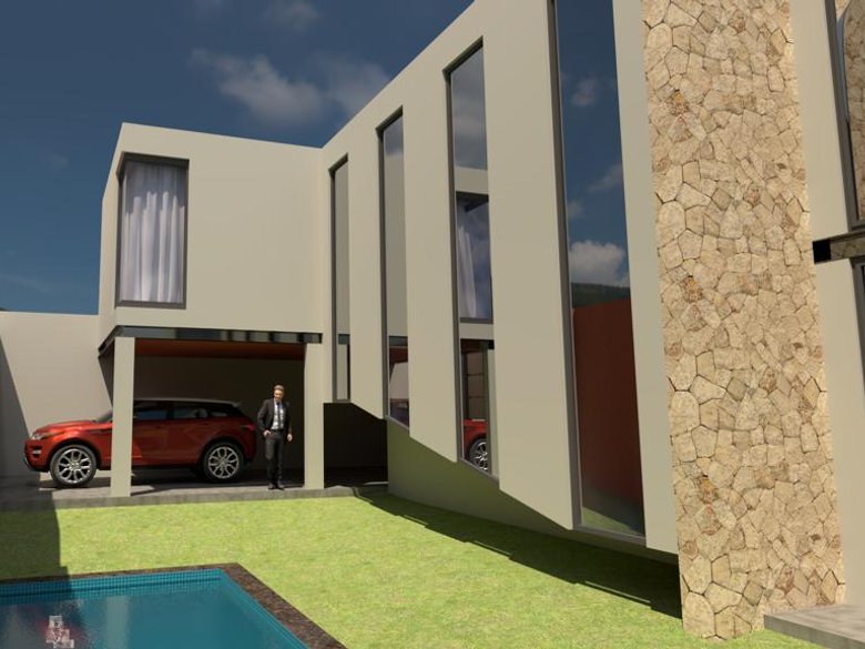 Excellent opportunity for customization of an attractive contemporary project — 2 photos