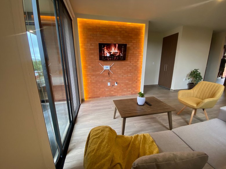 Modern Minimalist 2BR + Private Rooftop | Pool + Gym | Near Centro — 15 photos