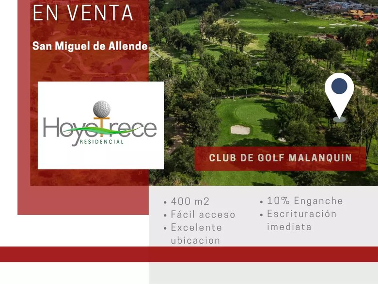 Residencial Hoyotrece en Club de Golf Malanquin Lote 67 — 1 photos