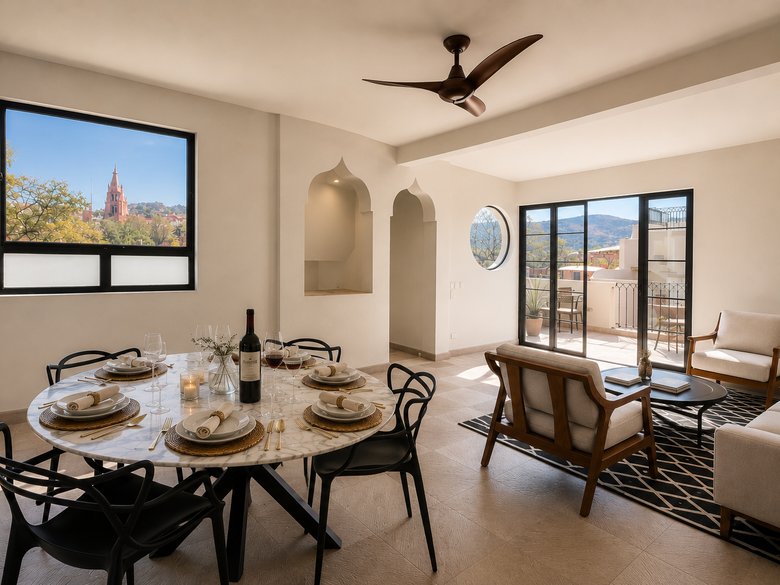 Luxury Penthouse 2 Bedrooms with Private Rooftop - Paseo del Centro — 32 photos