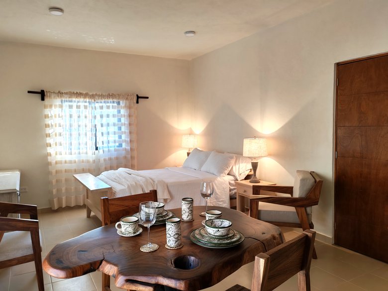 Charming Second-Floor Apartment Damian in Colonia Guadalupe with Air Conditioning — 3 photos
