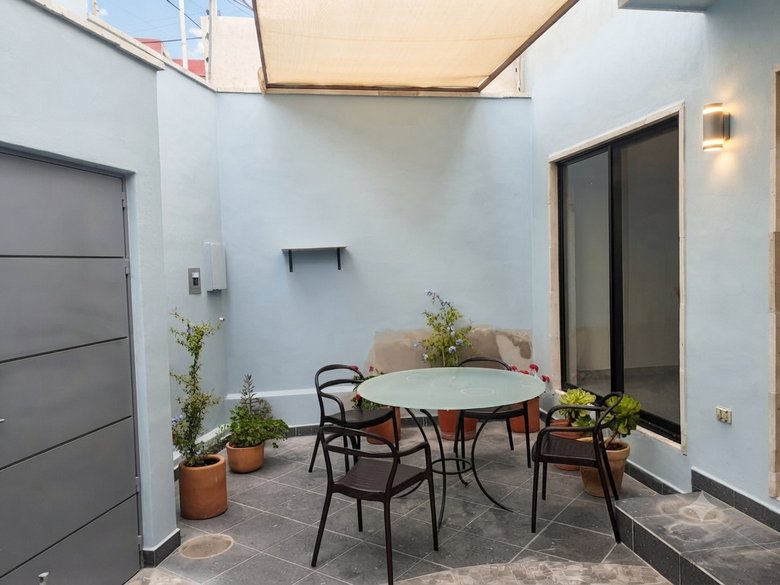 Blue house  — 4 photos